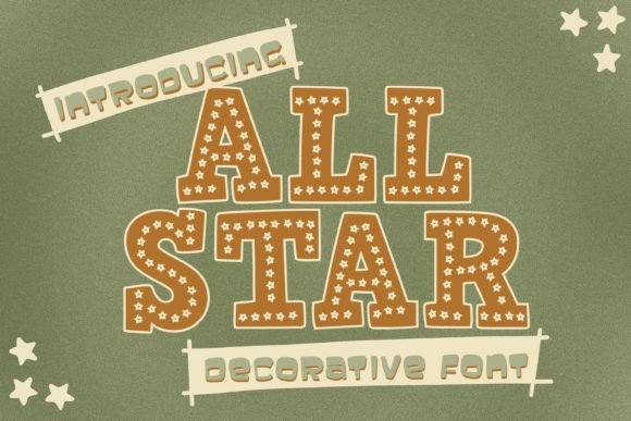All Star: A Bold Font for Creative Expression