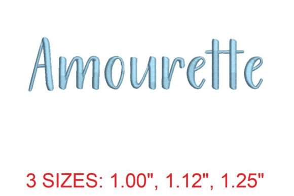 Amourette Embroidery Font: Elevate Your Creative Projects