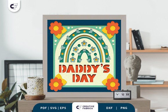 Daddy’s Day 3D Shadow Box SVG: A Creative Way to Celebrate Dad