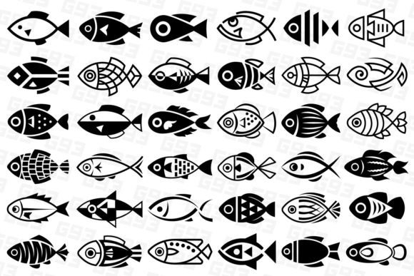 Decorative Fishes Set: A Versatile Tool for Creative and Professional Workflows