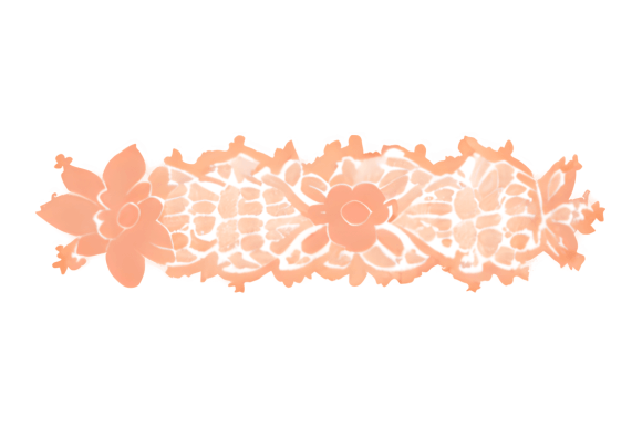 Decorative Floral Element: A Touch of Elegance