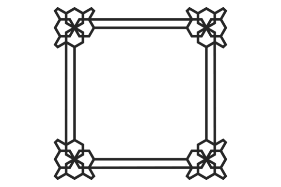 Decorative Retro Frame
