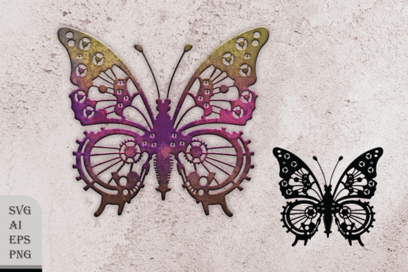 Decorative Steampunk Butterfly