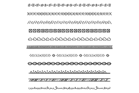 Doodle Pattern Set: Simple Decorative Dr for Creative Expression