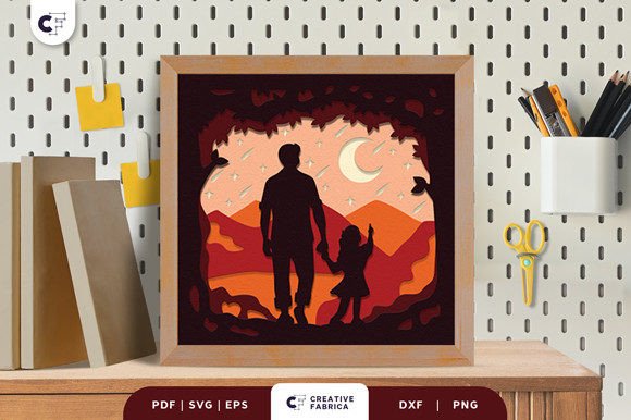 Father and Daughter 3D Light Box: A Strategic Tool for Meaningful Moments