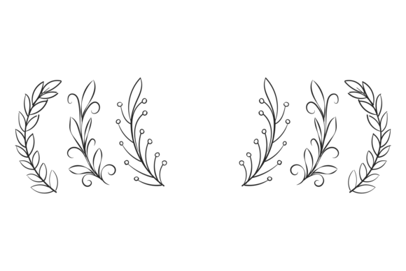 Floral Branches: Decorative Doodle Plant