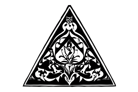 Floral Decorative Triangle: A Versatile Tool for Creative Expression