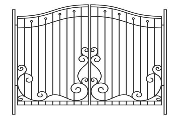 Iron Gates: Ornate Decorative Classic Wr