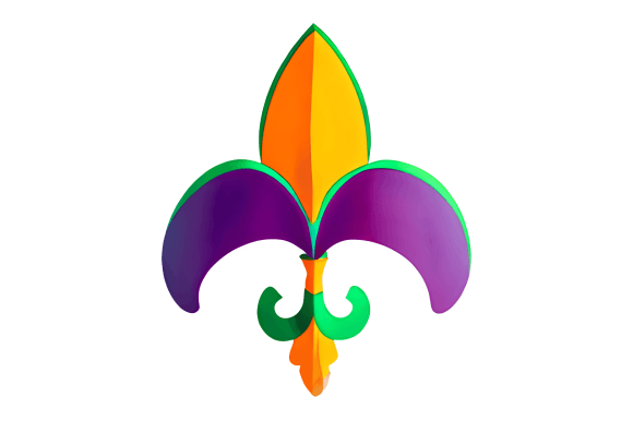 Mardi Gras Decorative Element