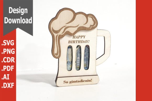 Personalized Birthday Gift Card Holder