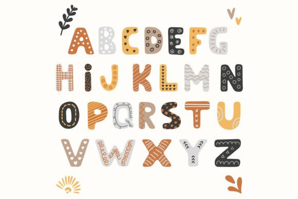 Playful Decorative Alphabet