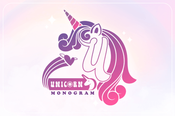 Unicorn Monogram: A Magical Touch for Your Creative Projects