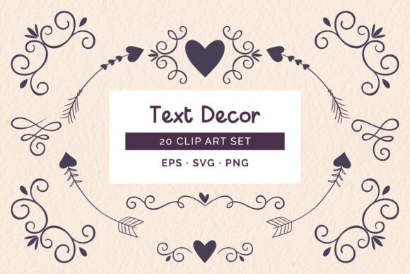 Valentine Day Decorative Set