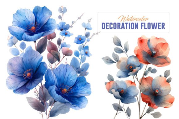 Watercolor Decorative Flowers: A Versatile Art for Creative Expression