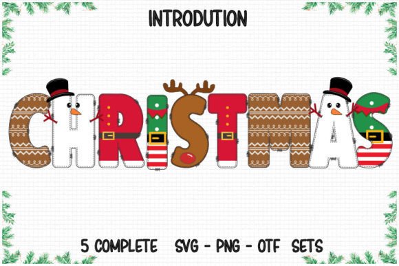 Xmas Doodle: A Festive Font for Creative Workflows